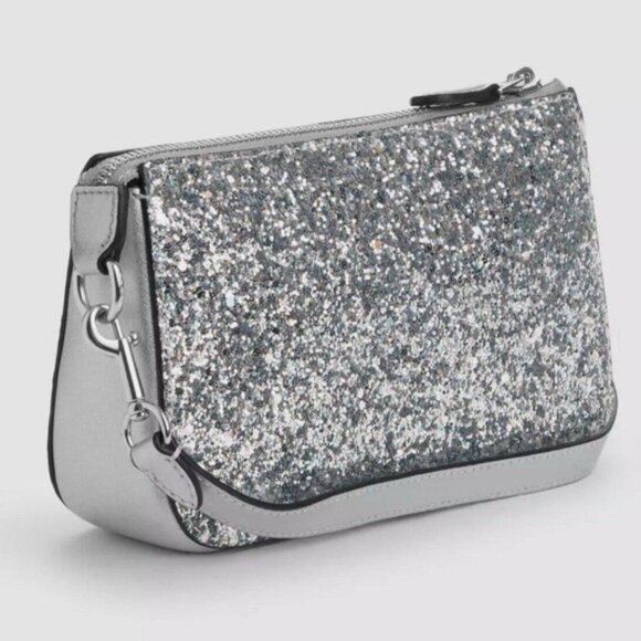 Coach Nolita 19 in Silver Glitter CP478 - Picture 2 of 6